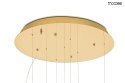 MOOSEE lampa wisząca TULIPPE 7 DISC złota MOOSEE lampa wisząca TULIPPE 7 DISC złota