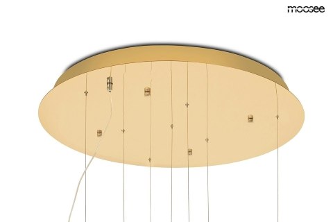 MOOSEE lampa wisząca TULIPPE 7 DISC złota MOOSEE lampa wisząca TULIPPE 7 DISC złota