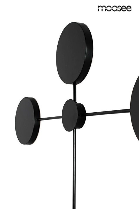 MOOSEE lampa ścienna SHADOW 4 czarna MOOSEE lampa ścienna SHADOW 4 czarna