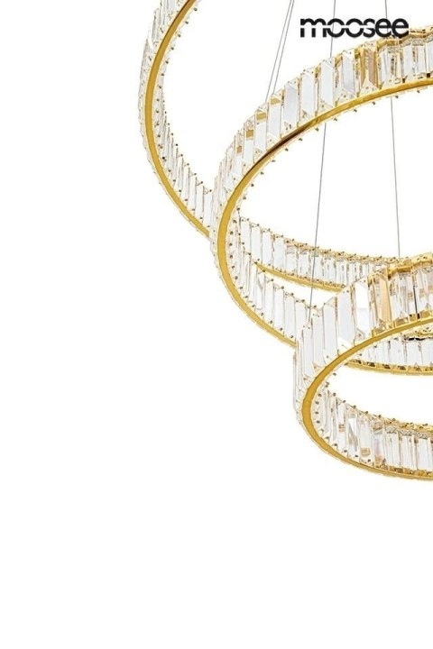 MOOSEE lampa wisząca LIBERTY TRIPLES złota MOOSEE lampa wisząca LIBERTY TRIPLES złota