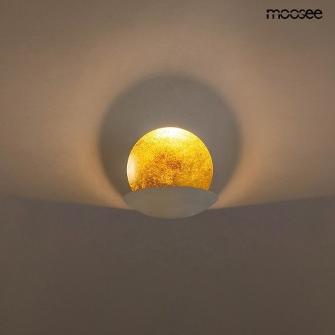 MOOSEE lampa ścienna ECLISE złota / biała MOOSEE lampa ścienna ECLISE złota / biała