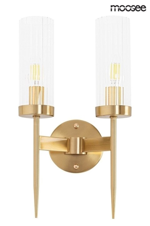 MOOSEE lampa ścienna TORCH TWIN złota MOOSEE lampa ścienna TORCH TWIN złota