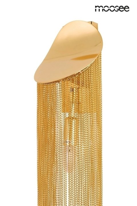 MOOSEE lampa ścienna LAMBADA łańcuszki złota MOOSEE lampa ścienna LAMBADA łańcuszki złota
