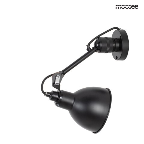 MOOSEE lampa ścienna FRANK czarna MOOSEE lampa ścienna FRANK czarna