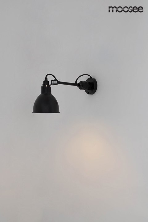 MOOSEE lampa ścienna FRANK czarna MOOSEE lampa ścienna FRANK czarna