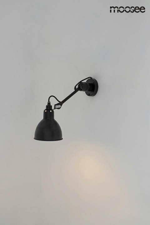 MOOSEE lampa ścienna FRANK czarna MOOSEE lampa ścienna FRANK czarna