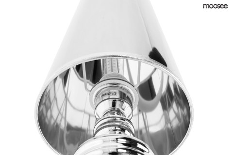 MOOSEE lampa ścienna QUEEN 20 srebrna MOOSEE lampa ścienna QUEEN 20 srebrna
