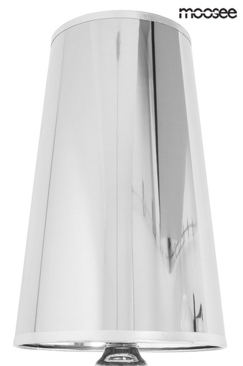 MOOSEE lampa ścienna QUEEN 20 srebrna MOOSEE lampa ścienna QUEEN 20 srebrna
