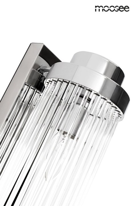 MOOSEE lampa ścienna COLUMN 40 srebrna MOOSEE lampa ścienna COLUMN 40 srebrna