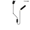 MOOSEE lampa ścienna TENTA czarna MOOSEE lampa ścienna TENTA czarna