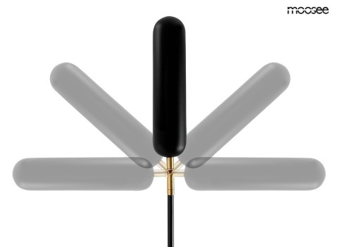 MOOSEE lampa ścienna TENTA czarna MOOSEE lampa ścienna TENTA czarna