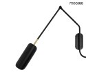 MOOSEE lampa ścienna TENTA czarna MOOSEE lampa ścienna TENTA czarna