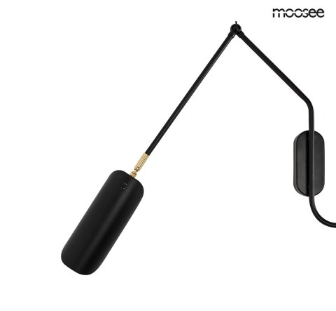 MOOSEE lampa ścienna TENTA czarna MOOSEE lampa ścienna TENTA czarna