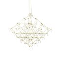 Lampa wisząca CONSTELATION 77 GOLD - LED, stal szczotkowana