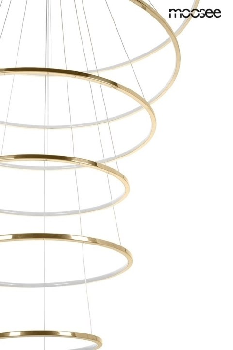 MOOSEE lampa wisząca RING SLIM XL złota MOOSEE lampa wisząca RING SLIM XL złota