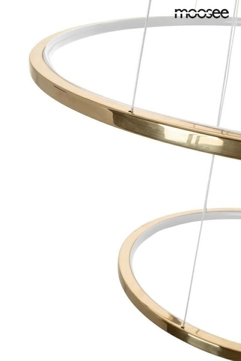 MOOSEE lampa wisząca RING SLIM XL złota MOOSEE lampa wisząca RING SLIM XL złota