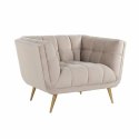RICHMOND fotel HUXLEY KHAKI - welur, szczotkowane złoto RICHMOND fotel HUXLEY KHAKI - welur, szczotkowane złoto