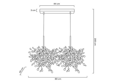 MOOSEE Lampa wisząca MONETE złota - metal MOOSEE Lampa wisząca MONETE złota - metal