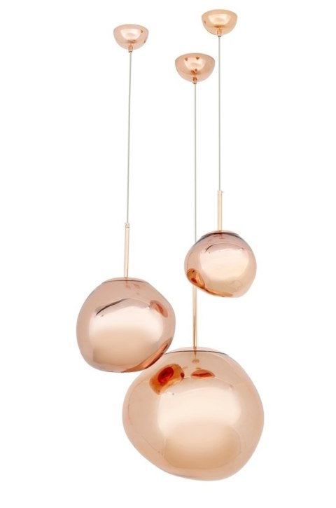 MOOSEE lampa wisząca FUSION 40 miedziana - akryl MOOSEE lampa wisząca FUSION 40 miedziana - akryl