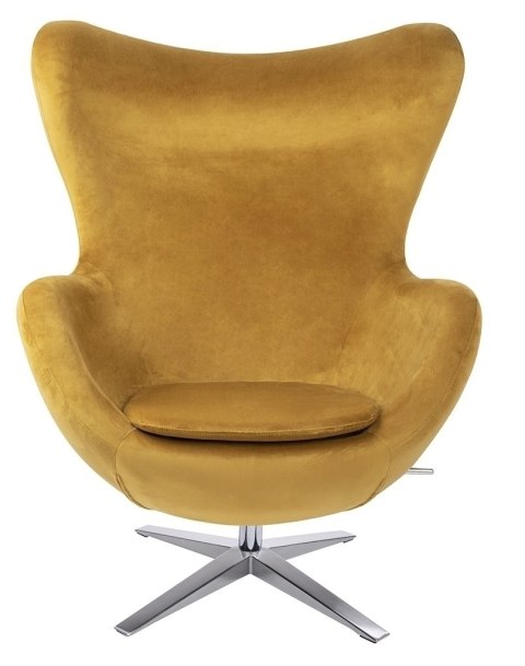 Fotel EGG SZEROKI VELVET khaki zielony Fotel EGG SZEROKI VELVET khaki zielony