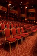 Krzesło bankietowe / konferencyjne HEROS czerwone / złote Krzesło bankietowe / konferencyjne HEROS czerwone / złote