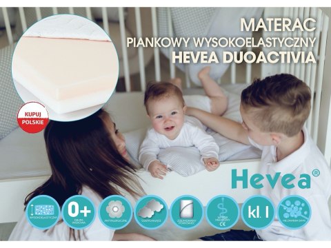 Materac piankowy Hevea Duo Activia 90x40 (Aegis Natural Care) Materac piankowy Hevea Duo Activia 90x40 (Aegis Natural Care)