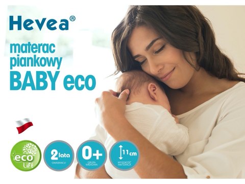 Materac piankowy Hevea Baby Eco 130x70 (Natural) Materac piankowy Hevea Baby Eco 130x70 (Natural)