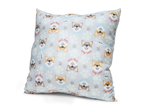 Poduszka dekoracyjna Hevea Milusie 60x40 (Corgi patchwork) Poduszka dekoracyjna Hevea Milusie 60x40 (Corgi patchwork)
