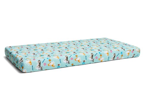 Prześcieradło Hevea Milusie 160x70 (Corgi szare) Prześcieradło Hevea Milusie 160x70 (Corgi szare)