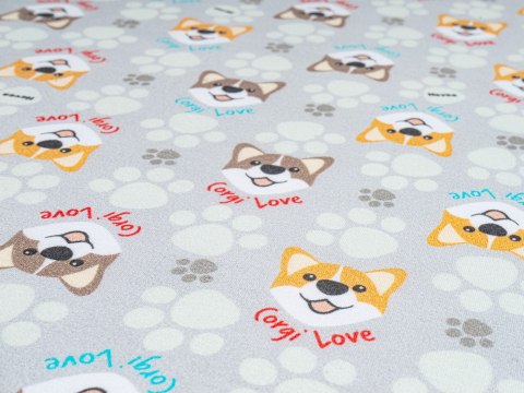Prześcieradło Hevea Milusie 200x120 (Corgi patchwork) Prześcieradło Hevea Milusie 200x120 (Corgi patchwork)