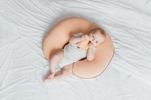 POOFI Poduszka do karmienia Organic kolor: piwonia POOFI Poduszka do karmienia Organic kolor: piwonia