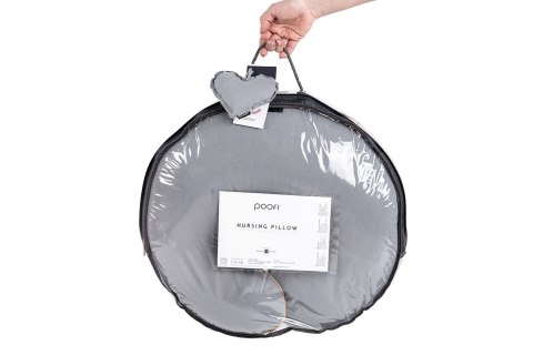 POOFI Poduszka do karmienia Organic kolor: popiel POOFI Poduszka do karmienia Organic kolor: popiel