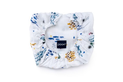 POOFI Prześcieradło do wózka Muslin kolor: hibiskusy POOFI Prześcieradło do wózka Muslin kolor: hibiskusy