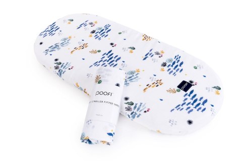POOFI Prześcieradło do wózka Muslin kolor: tukany POOFI Prześcieradło do wózka Muslin kolor: tukany