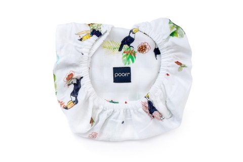 POOFI Prześcieradło do wózka Muslin kolor: wieloryby POOFI Prześcieradło do wózka Muslin kolor: wieloryby
