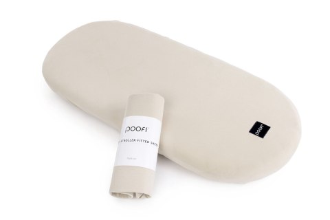 POOFI Prześcieradło do wózka Organic kolor: fiołek POOFI Prześcieradło do wózka Organic kolor: fiołek