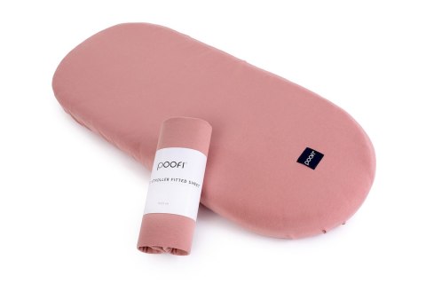 POOFI Prześcieradło do wózka Organic kolor: morela POOFI Prześcieradło do wózka Organic kolor: morela