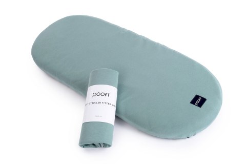 POOFI Prześcieradło do wózka Organic kolor: morela POOFI Prześcieradło do wózka Organic kolor: morela
