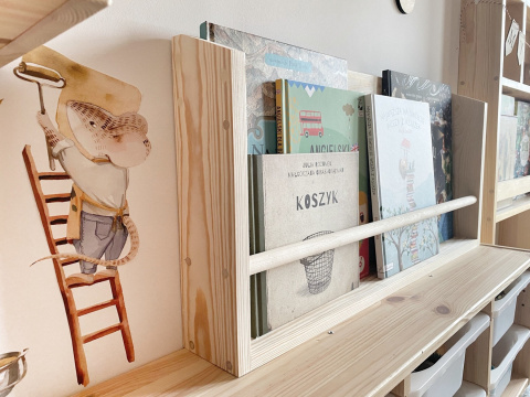 Półka biblioteczka podłużna Półka biblioteczka podłużna