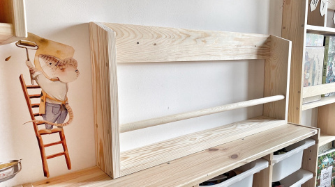Półka biblioteczka podłużna Półka biblioteczka podłużna