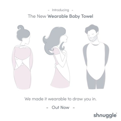 Shnuggle Ręcznik z Kapturkiem White Shnuggle Ręcznik z Kapturkiem White