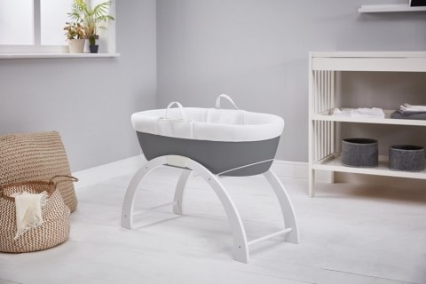 Shnuggle Stojak 2w1 do Kosza Mojżesza Curve White Shnuggle Stojak 2w1 do Kosza Mojżesza Curve White