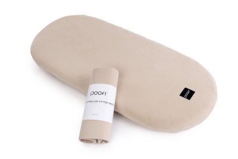 POOFI Prześcieradło do wózka Organic kolor: pudrowy POOFI Prześcieradło do wózka Organic kolor: pudrowy