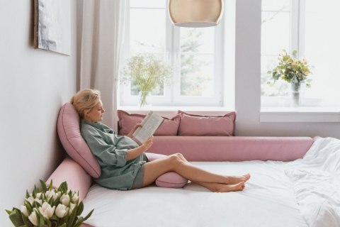 POOFI Poduszka ciążowa Organic kolor: szałwia POOFI Poduszka ciążowa Organic kolor: szałwia