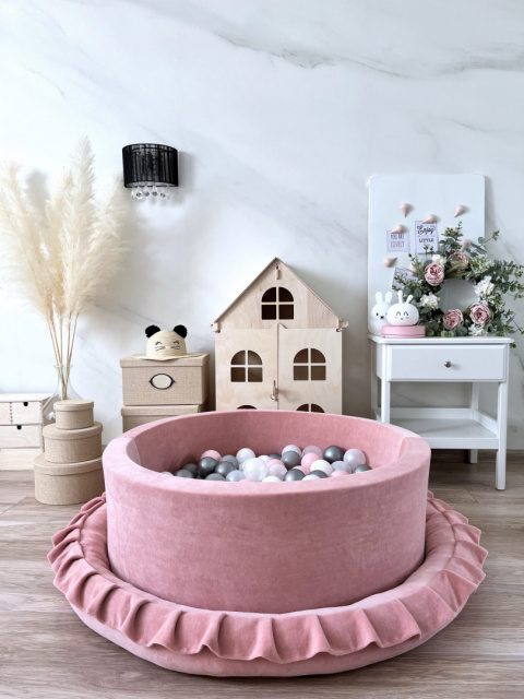 Suchy basen z piłeczkami 30x90 VELVET RÓŻ Suchy basen z piłeczkami 30x90 VELVET RÓŻ