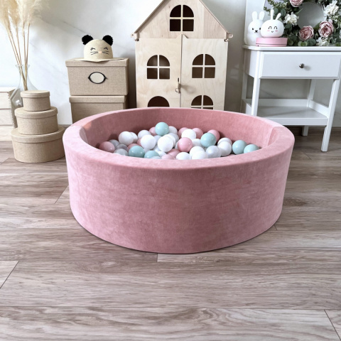 Suchy basen z piłeczkami 30x90 VELVET RÓŻ Suchy basen z piłeczkami 30x90 VELVET RÓŻ