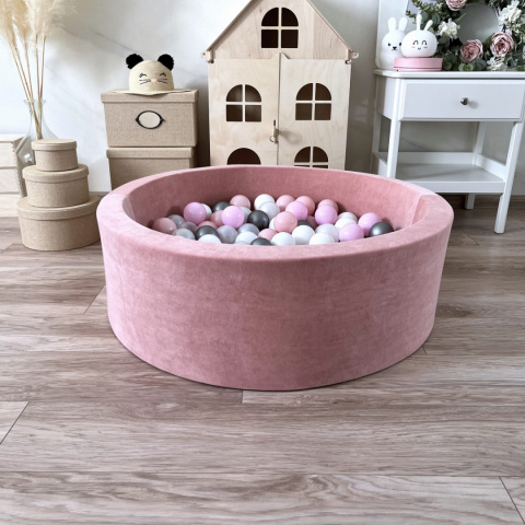 Suchy basen z piłeczkami 30x90 VELVET RÓŻ Suchy basen z piłeczkami 30x90 VELVET RÓŻ