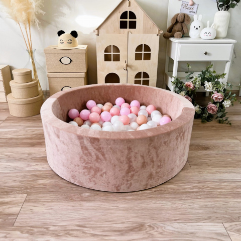 Suchy basen z piłeczkami 30x90 VELVET BEŻOWY Suchy basen z piłeczkami 30x90 VELVET BEŻOWY