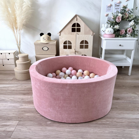 Suchy basen z piłeczkami 40x90 VELVET RÓŻ Suchy basen z piłeczkami 40x90 VELVET RÓŻ