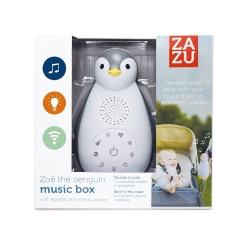 Zazu ZOE Usypianka Bluetooth Pingwin Blue Zazu ZOE Usypianka Bluetooth Pingwin Blue